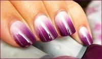 Маникюр с эффектом Омбре гель лаком Shellac